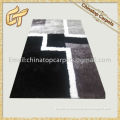 Shiny silk 3d design shaggy carpet